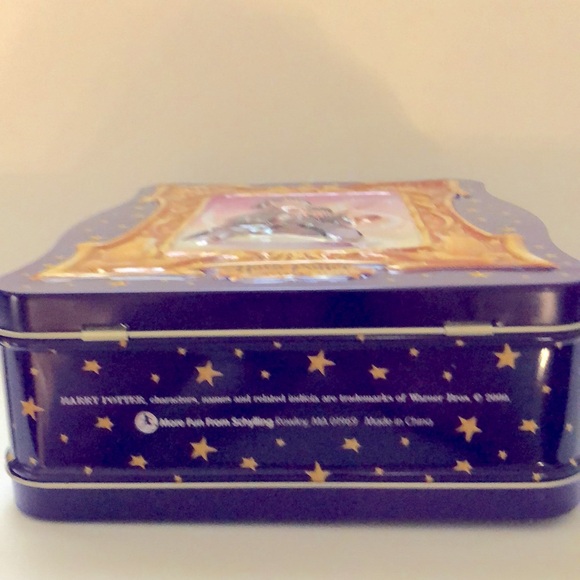 Metal Harry Potter and The Sorcerer's Stone Tin Carry Case - Rare/Vintage - NWT - Picture 9 of 12